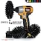 Drill Brush Power Scrubber By Useful Products 5 in W 5 in L Brush, Black K-S-E42O-QC-DB - alternate 3